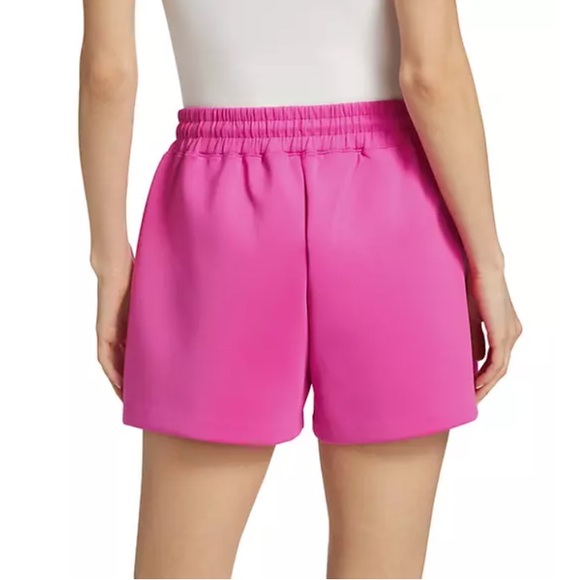 GOOD AMERICAN | Scuba Drawstring Shorts | Col Fuchsia Pink | Sz 2 (M) | BNWT - Picture 4 of 6